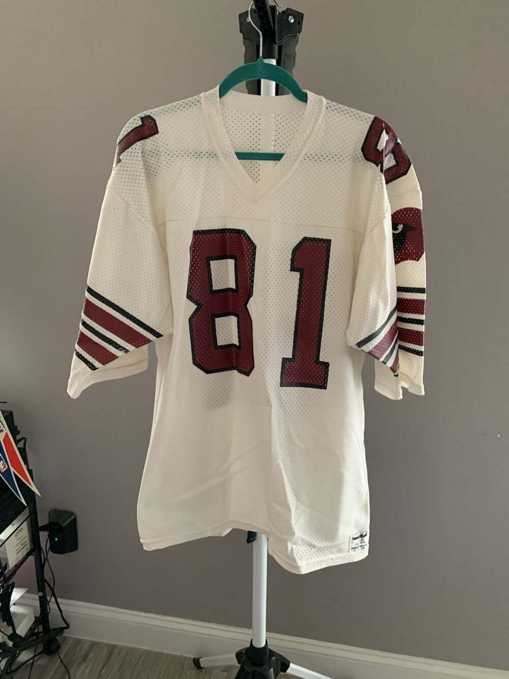 Vintage St. Louis Cardinals #81 Football Jersey Sand-Knit - Picture 1 of 8